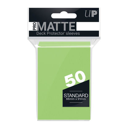Ultra Pro Deck Protectors - Standard Sleeves - Matte Lime Green (50 Sleeves)