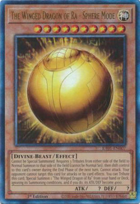 The Winged Dragon of Ra - Sphere Mode - RA01-EN007 - (V.6 - Collectors Rare) 1st Edition