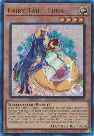 Fairy Tail - Luna - RA01-EN009 - (V.7 - Ultimate Rare) 1st Edition