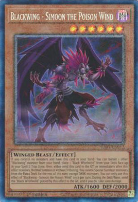 Blackwing - Simoon the Poison Wind - RA01-EN012 - (V.6 - Collectors Rare) 1st Edition