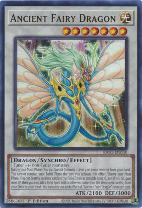 Ancient Fairy Dragon - RA01-EN030 - (V.2 - Ultra Rare) 1st Edition