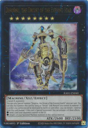 Dingirsu, the Orcust of the Evening Star - RA01-EN040 - (V.7 - Ultimate Rare) 1st Edition