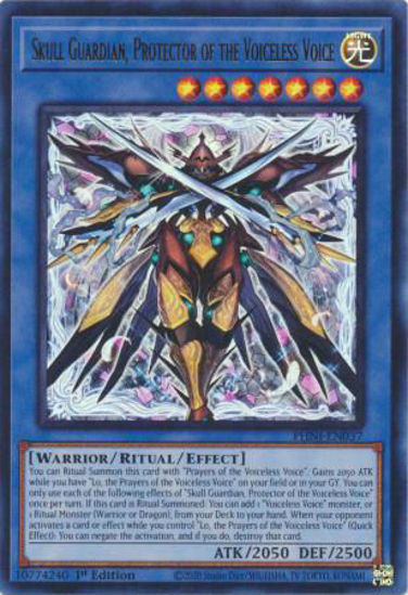	Skull Guardian, Protector of the Voiceless Voice - PHNI-EN037 - Ultra Rare 1st Edition