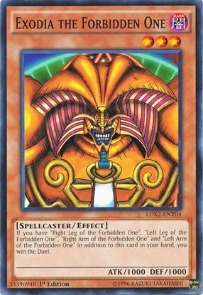 Exodia the Forbidden One - LDK2-ENY04 - Common Unlimited