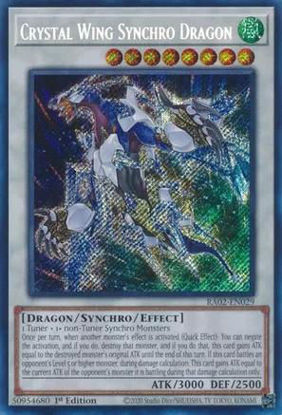 Crystal Wing Synchro Dragon - RA02-EN029 - (V.3 - Secret Rare) 1st Edition