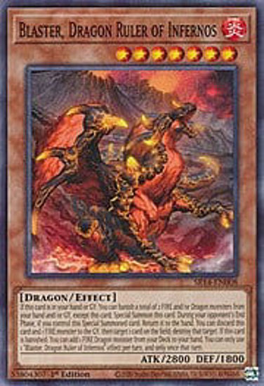 Blaster, Dragon Ruler of Infernos - SR14-EN008 - Common Unlimited