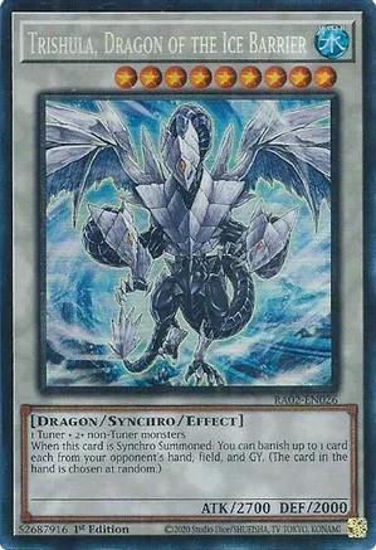 Trishula, Dragon of the Ice Barrier - RA02-EN026 - (V.6 - Collector's Rare) 1st Edition