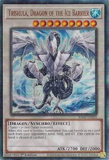 Trishula, Dragon of the Ice Barrier - RA02-EN026 - (V.7 - Ultimate Rare) 1st Edition