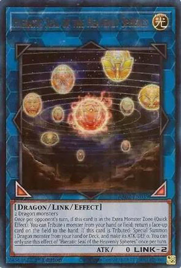Hieratic Seal of the Heavenly Spheres - RA02-EN039 - (V.2 - Ultra Rare) 1st Edition